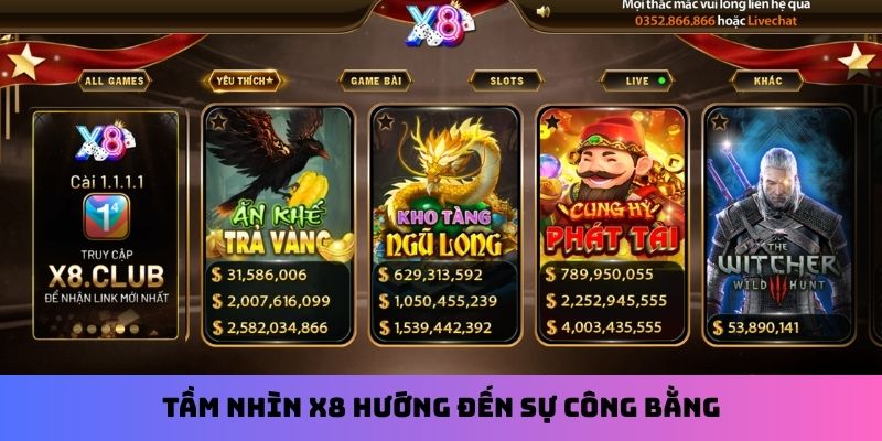 Tầm nhìn X8 hướng đến sự công bằng 